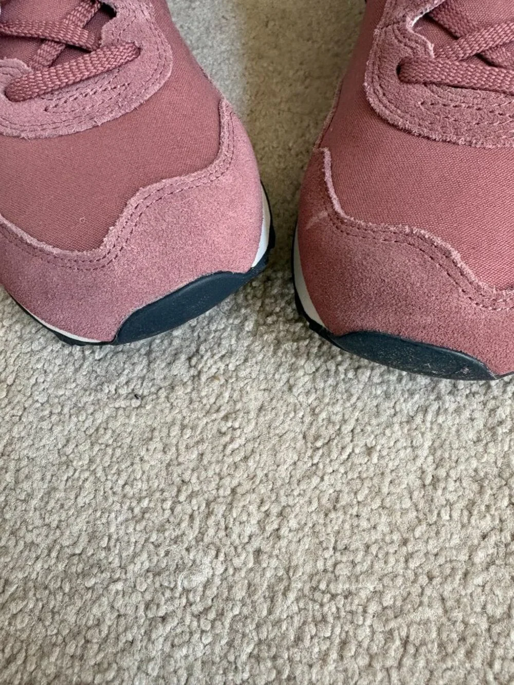 New Balance 515 Women's Running Shoes Size 12W Mauve Pink Suede WL515FBK NWT